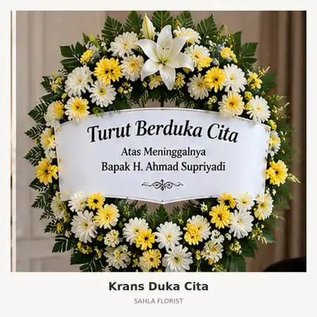 Krans Bunga Duka Modernland